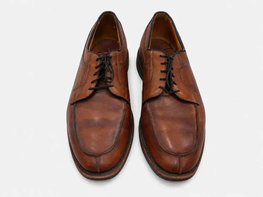 Allen Edmonds Stockbridge Chili Leather Split Toe Derby SIZE 9.5 D 3754